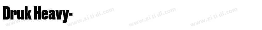 Druk Heavy字体转换 Druk Heavy字体转换